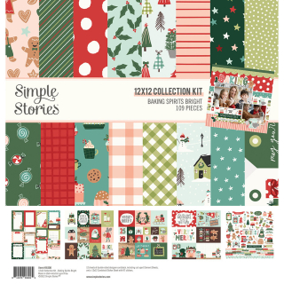 Simple Stories - BAKING SPIRITS BRIGHT Collection Kit - kompletní sada
