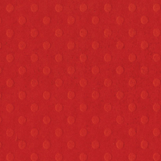 Bazzill Basics - DOTTED SWISS / Fireball - scrapbooková čtvrtka