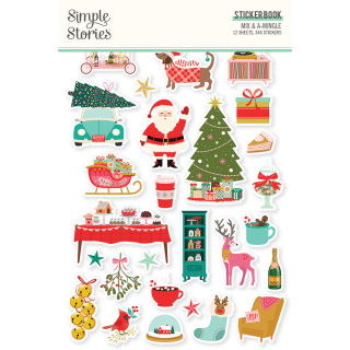 Simple Stories - MIX & A-MINGLE Sticker Book - diářové samolepky
