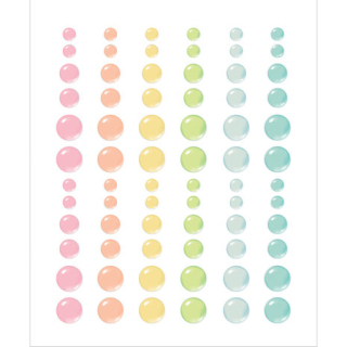Simple Stories - COLOR VIBE / LIGHTS Enamel Dots - enamelové tečky