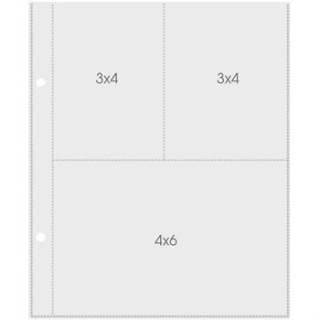 Simple Stories - SN@P! náhradní kapsy 3x4 / 4x6 (10 ks)