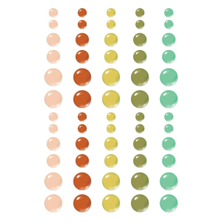 *** Simple Stories - TRAIL MIX Enamel Dots - enamelové tečky