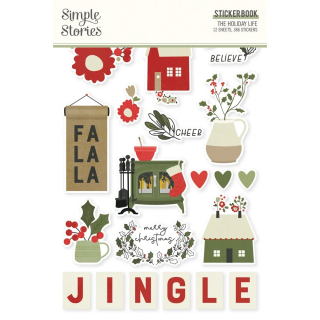 Simple Stories - THE HOLIDAY LIFE Sticker Book - diářové samolepky