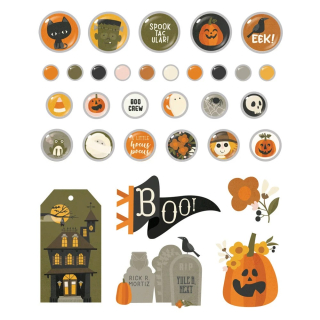 Simple Stories - FABOOLOUS Decorative Brads - ozdobné svorky