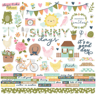 Simple Stories - FRESH AIR Combo Stickers - samolepky