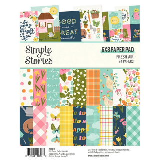 *** Simple Stories - FRESH AIR 6x8 Paper Pad - scrapbookové čtvrtky