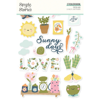 Simple Stories - FRESH AIR Sticker Book - diářové samolepky