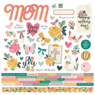 *** Simple Stories - MOTHER´S DAY Combo Stickers - samolepky