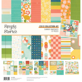 Simple Stories - SUMMER SNAPSHOTS Collection Kit - kompletní sada