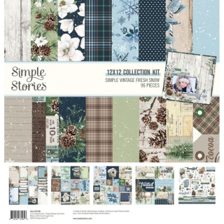 Simple Stories - SIMPLE VINTAGE FRESH SNOW Collection Kit - kompletní sada