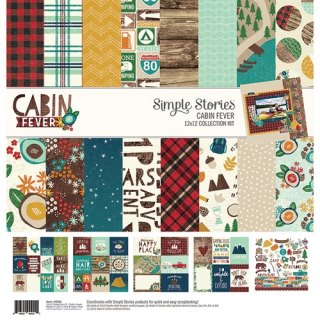 Simple Stories - CABIN FEVER Collection Kit - kompletní sada