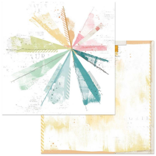 49 & Market - SPECTRUM SHERBET / KALEIDOSCOPE - scrapbooková čtvrtka