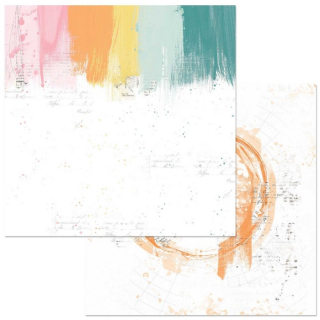 49 & Market - SPECTRUM SHERBET / PAINTED - scrapbooková čtvrtka