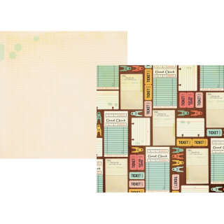 *** Simple Stories - THE RESET GIRL / Get Your Crafty On - scrapbooková čtvrtka