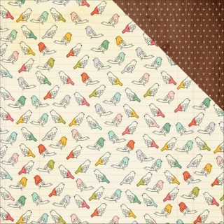 *** Simple Stories - THE RESET GIRL / Ready, Set, Reset - scrapbooková čtvrtka