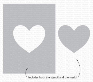 My Favorite Things - HEART EXTRAORDINAIRE - šablona / maska