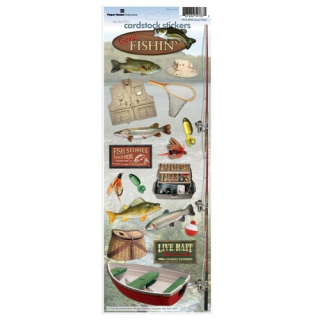 Paper House - GONE FISHIN´ Stickers - samolepky