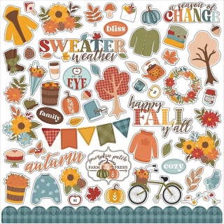 Echo Park - SWEATER WEATHER Element Stickers - samolepky