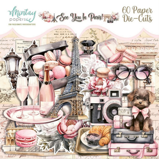 Mintay - SEE YOU IN PARIS Paper Die-Cuts - papírové výřezy