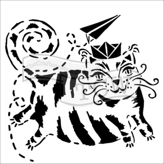 *** Crafter´s Workshop - FLYING CAT 6x6 - šablona / maska