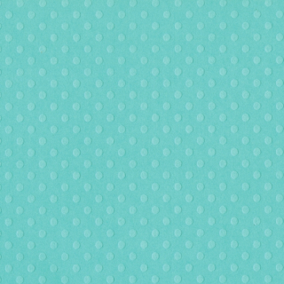 Bazzill Basics - DOTTED SWISS / JULEP - scrapbooková čtvrtka