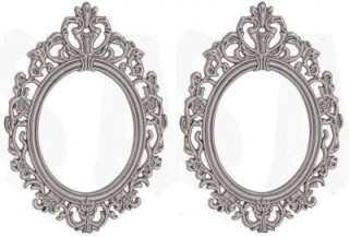 Tim Holtz - IDEA-OLOGY / BAROQUE FRAMES - kovové rámečky