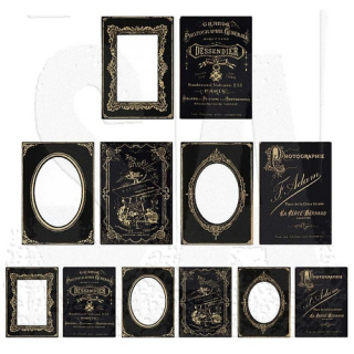 Tim Holtz - IDEA-OLOGY / CABINET CARDS - papírové rámečky