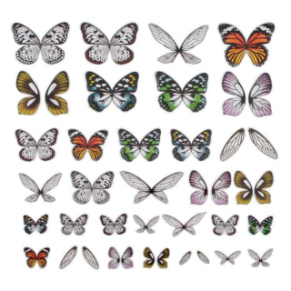 Tim Holtz - IDEA-OLOGY / TRANSPARENT WINGS - fóliové výřezy