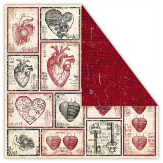 *** UHK Gallery - HOLMES IN LOVE "Valentine" - scrapbooková čtvrtka