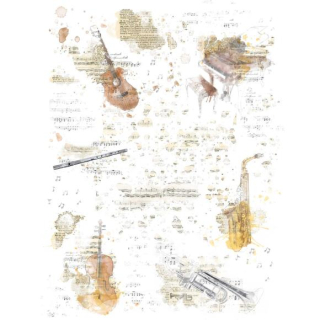 49 & Market - ESSENTIAL MUSIC BLENDS Rub-Ons - propisoty (2 archy)