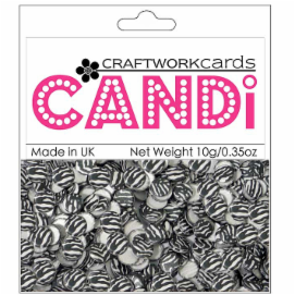 Craftwork Cards - CANDI / ZEBRA - papírové ozdoby