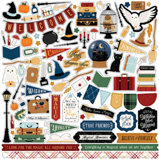 Echo Park - WIZARDS AND COMPANY Element Stickers - samolepky