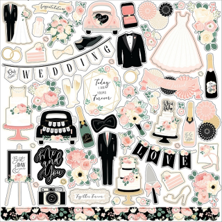 Echo Park - WEDDING Element Stickers - samolepky