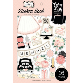 *** Echo Park - WEDDING Sticker Book - samolepky (1/2 sady)