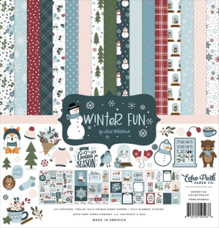 Echo Park - WINTER FUN Collection Kit - kompletní sada