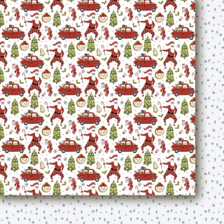 Paper Heaven - WELCOME SANTA CLAUS / 06 - scrapbooková čtvrtka