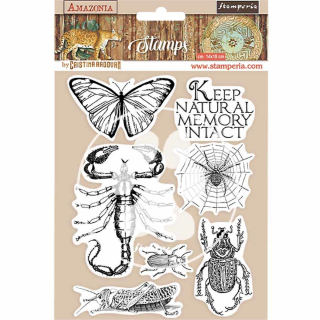 Stamperia - AMAZONIA / BUTTERFLY - cling razítka