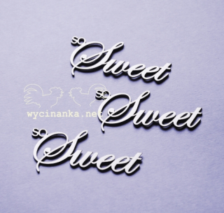 Wycinanka (315) - SO SWEET - kartonové výřezy