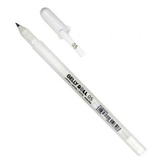 Sakura - GELLY ROLL / WHITE 05 - bílé gelové pero