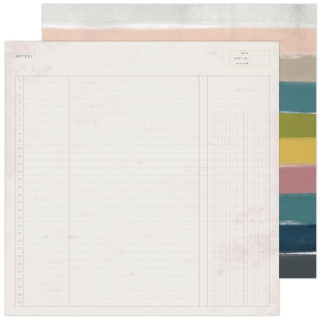 ***Heidi Swapp - CARE FREE / Trail Guide - scrapbooková čtvrtka