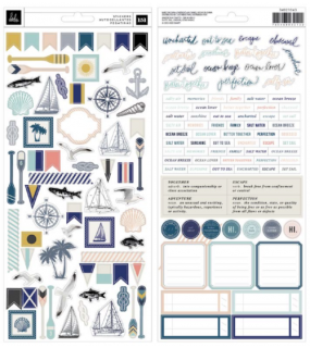 Heidi Swapp - SET SAIL Stickers - samolepky