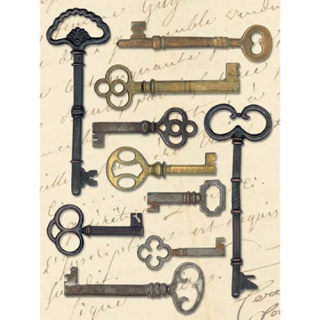 K&Company - LIFE´S JOURNEY KEYS Metal Art - kovové ozdoby