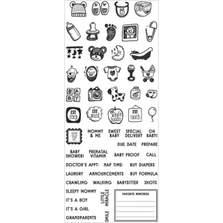 Prima Marketing - PLANNER STAMPS / BABY - silikonová razítka