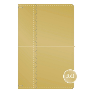 *** Doodlebug - TRAVELER´S NOTEBOOK / GOLD FOIL - cestovní deník