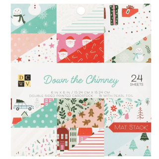 *** DCWV - DOWN THE CHIMNEY 6x6 - scrapbookové čtvrtky