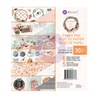 *** Prima Marketing - PUMPKIN AND SPICE 6x6 - scrapbookové čtvrtky