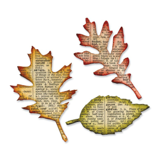 *** Sizzix - BIGZ / TATTERED LEAVES - vyřezávací šablona