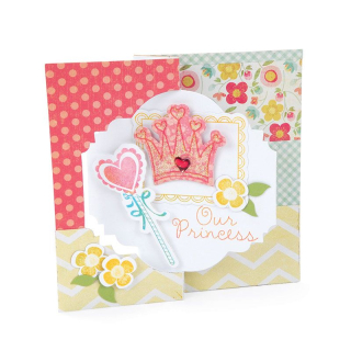 *** Sizzix - BIGZ / MAJESTIC FLIP-IT CARD - vyřezávací šablona
