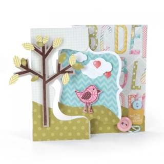 *** Sizzix - BIGZ / FANCY FLIP-IT CARD - vyřezávací šablona