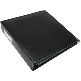 We R Memory Keepers - CLASSIC LEATHER 8.5x11 / BLACK - scrapbookové album
